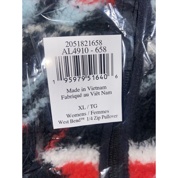 new Columbia Western sherpa aztec teddy XL West Bend 1/4 Zip Fleece Sweater - Picture 11 of 11